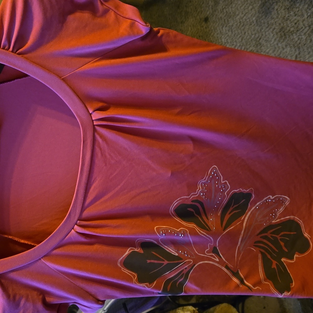 Pink The Limited short sleeve blouse